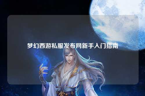 梦幻西游私服发布网新手入门指南