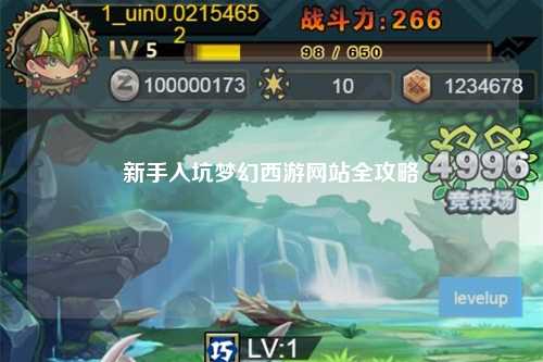 新手入坑梦幻西游网站全攻略
