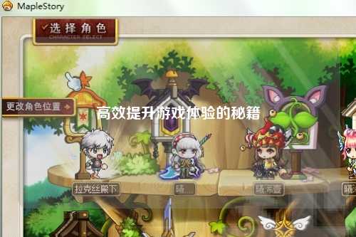 高效提升游戏体验的秘籍
