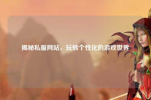 揭秘私服网站,玩转个性化的游戏世界