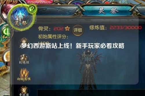 梦幻西游新站上线!新手玩家必看攻略