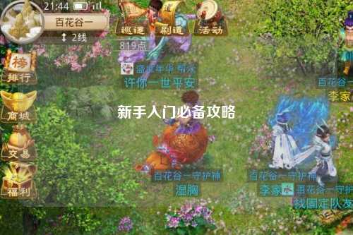 新手入门必备攻略