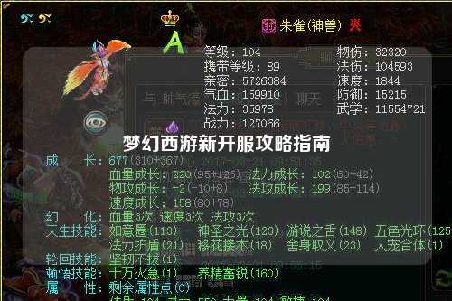 梦幻西游新开服攻略指南