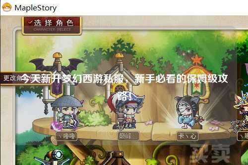 今天新开梦幻西游私服,新手必看的保姆级攻略!