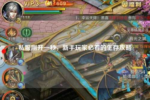 私服刚开一秒,新手玩家必看的生存攻略